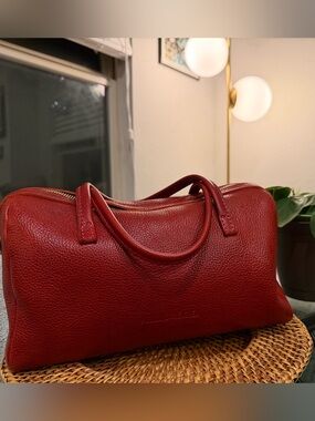 Portland Leather Goods Sloan Doctor Bag in Chili Red [RARE]